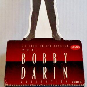 BOBBY DARIN PROMO Record Store Counter Stand 12" Rare Rhino Label Collection Box